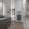 Bathroom in Model with Vanity and Shower